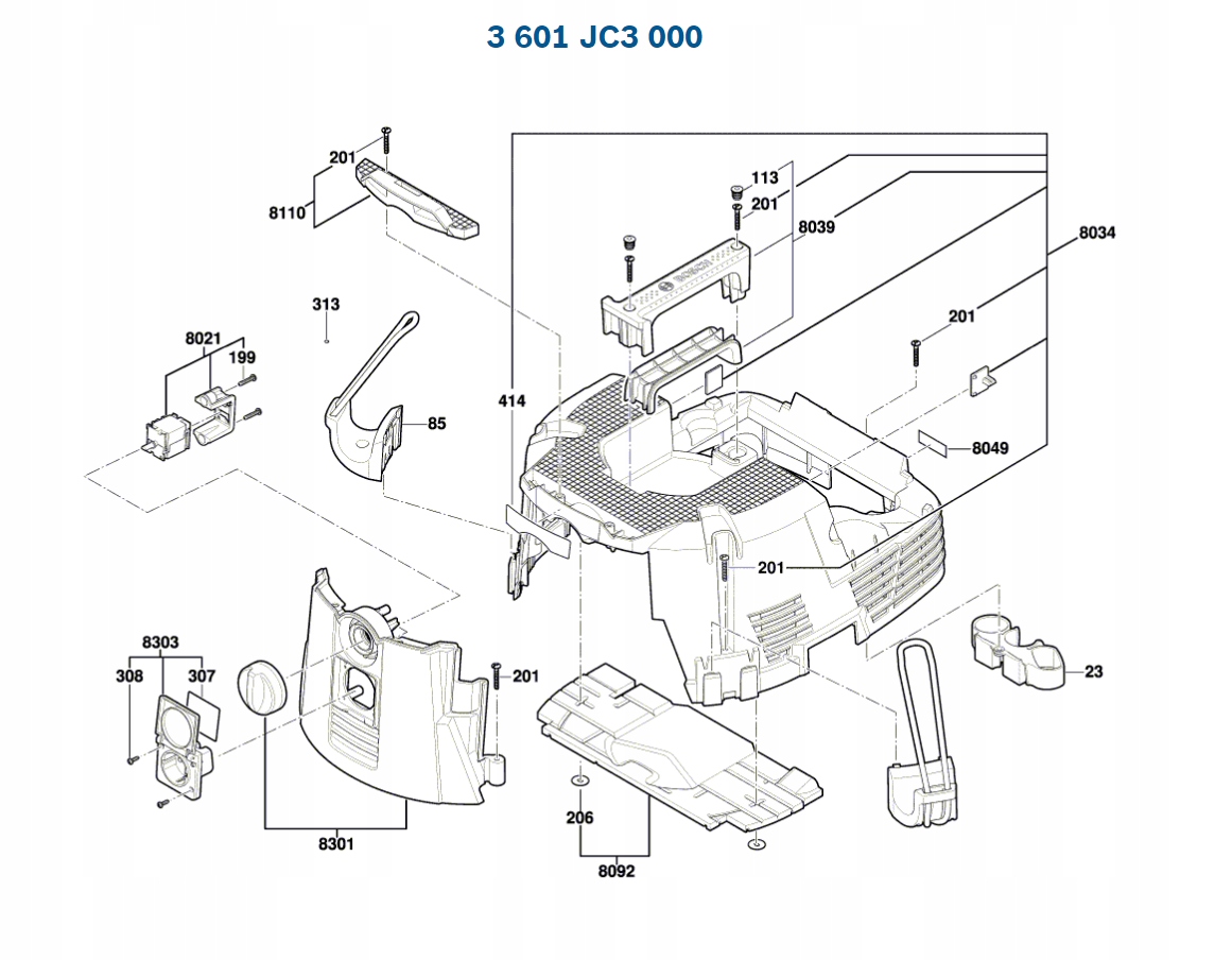 Platyna Odkurzacz BOSCH GAS35LSFC 000