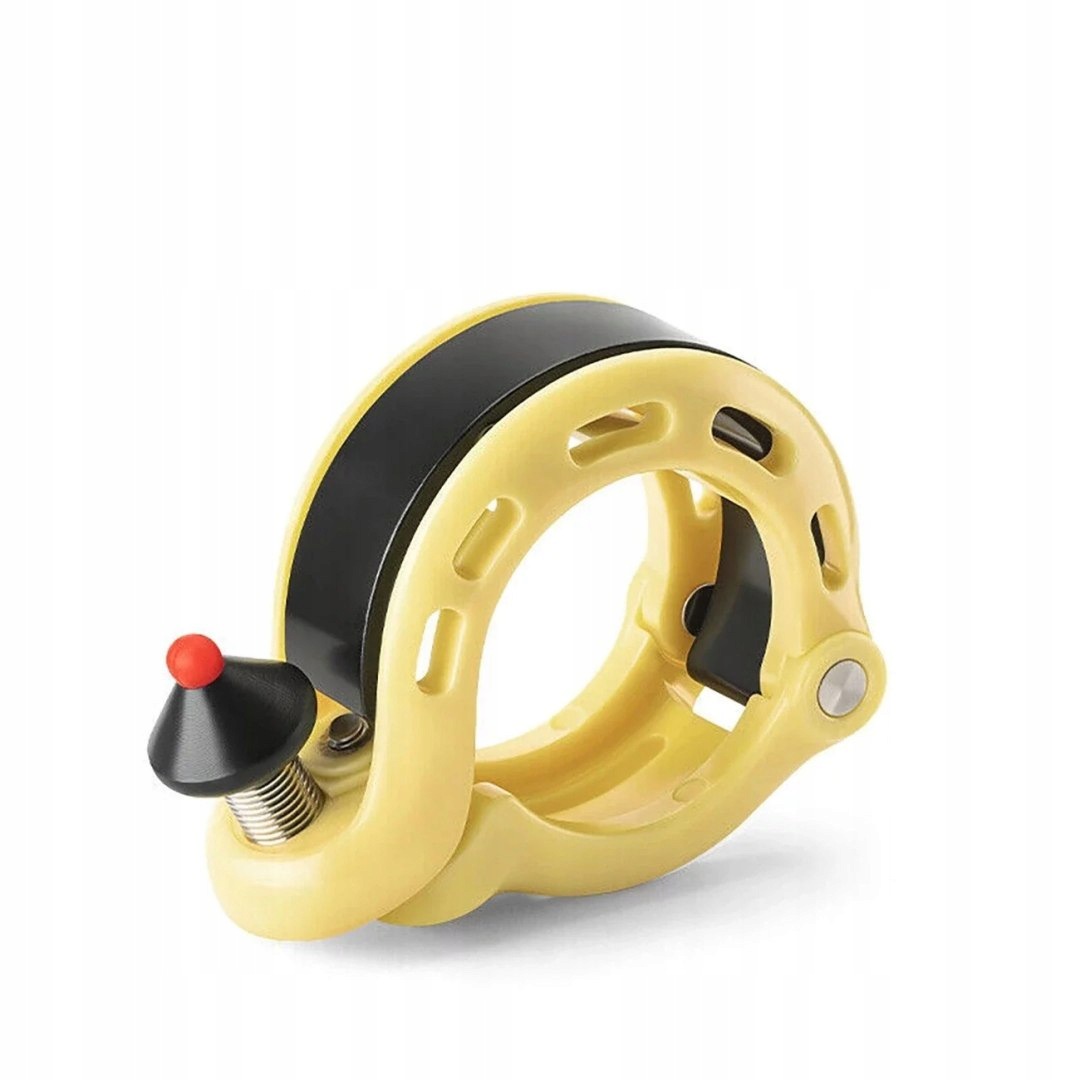 Dzwonek rowerowy Rockbros 34210028004 w kształcie litery Q żółty
