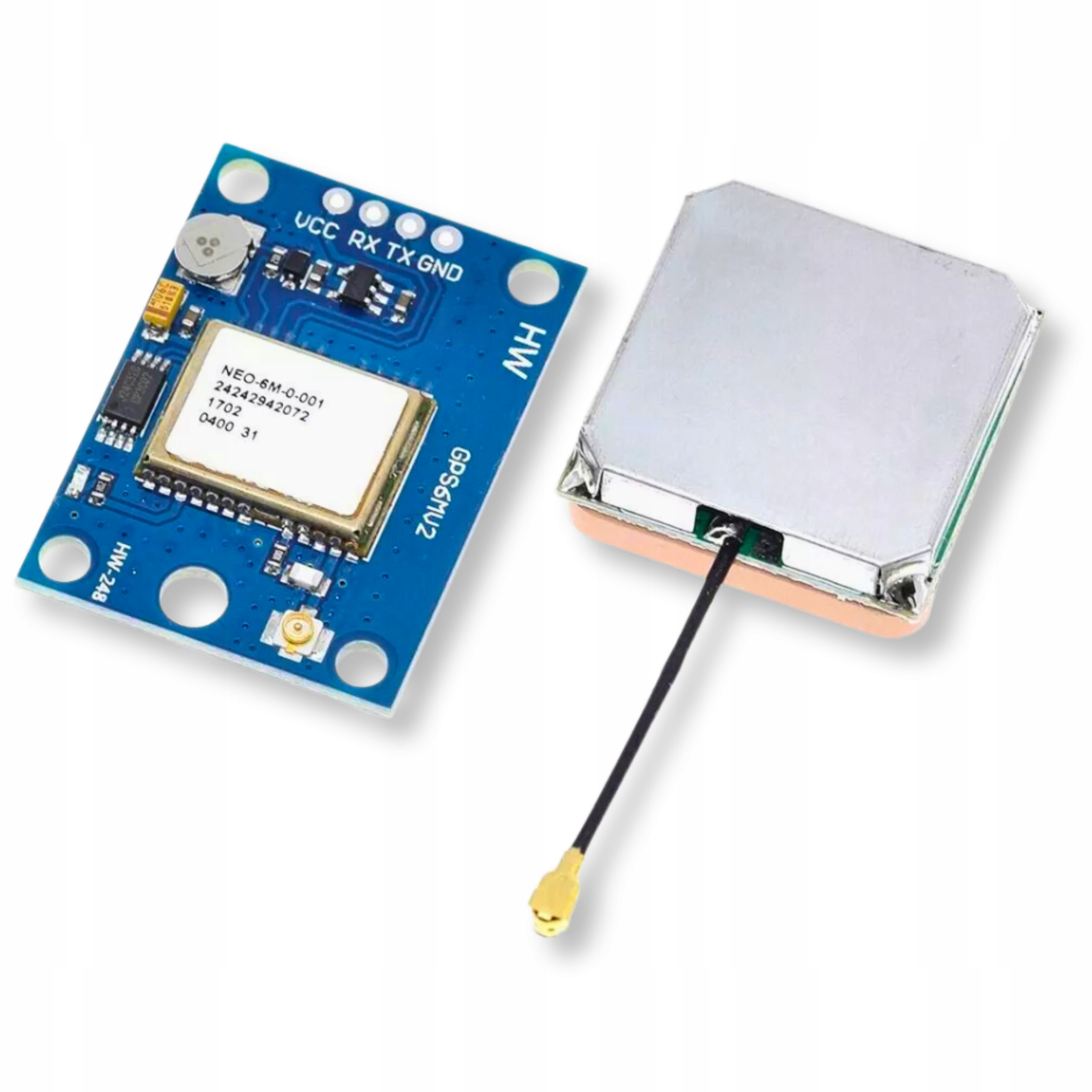 Mikrobot Moduł GPS GY-NEO6MV2 z wbudowaną baterią