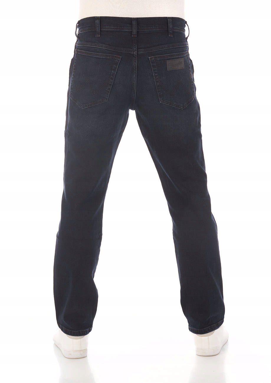 Pánské jednoduché džínové kalhoty Wrangler Texas Smoke Blue W121LR90B 40/32
