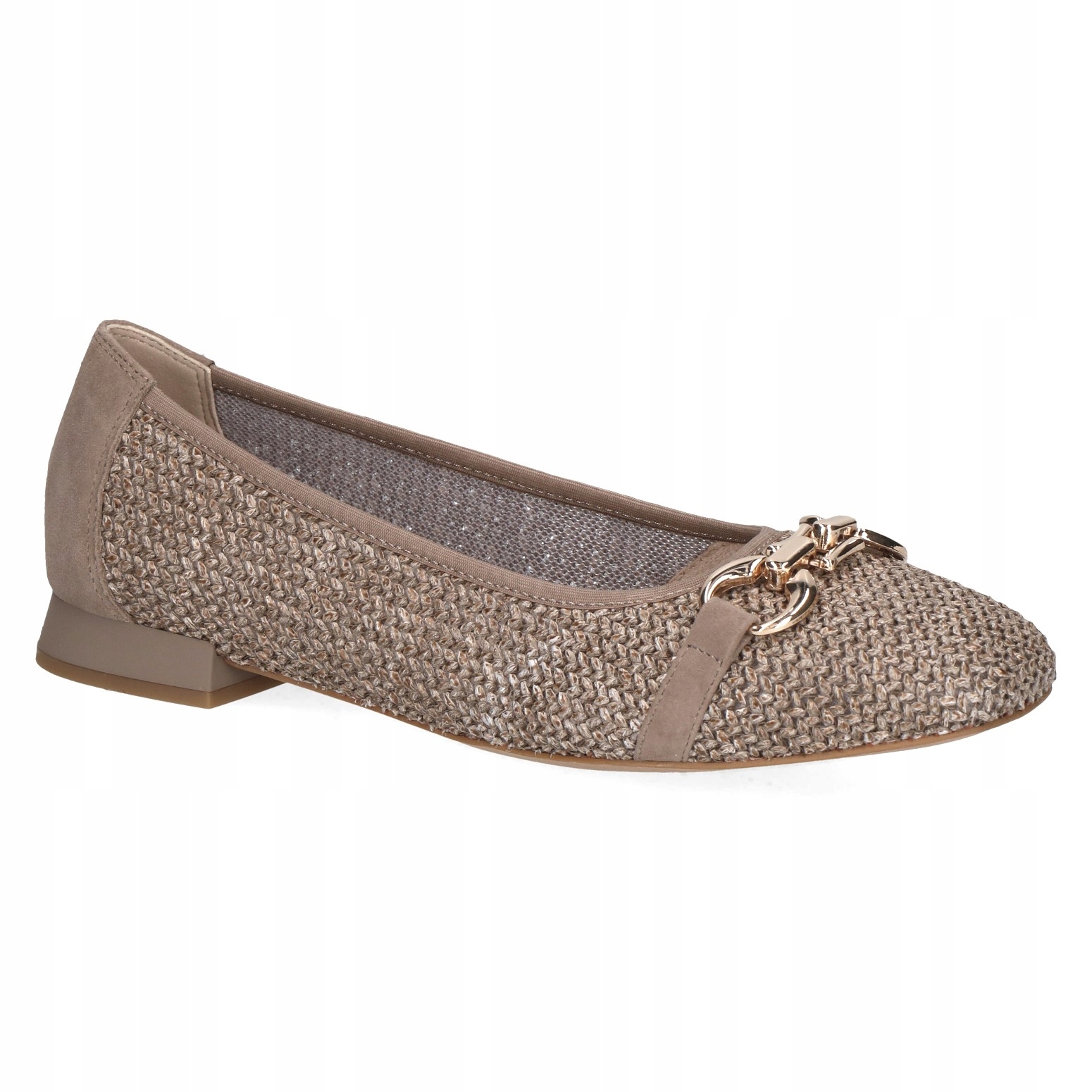 Caprice 22503-42 Béžové Baleríny Mud Comb Vel. 41