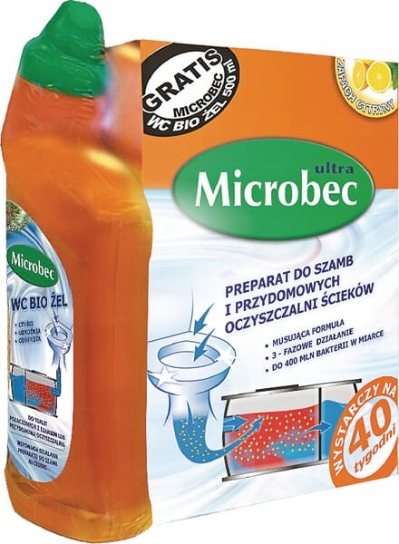 Microbec Ultra přípravek do septiků a čistíren odpadních vod 1 kg 1705BIO020100