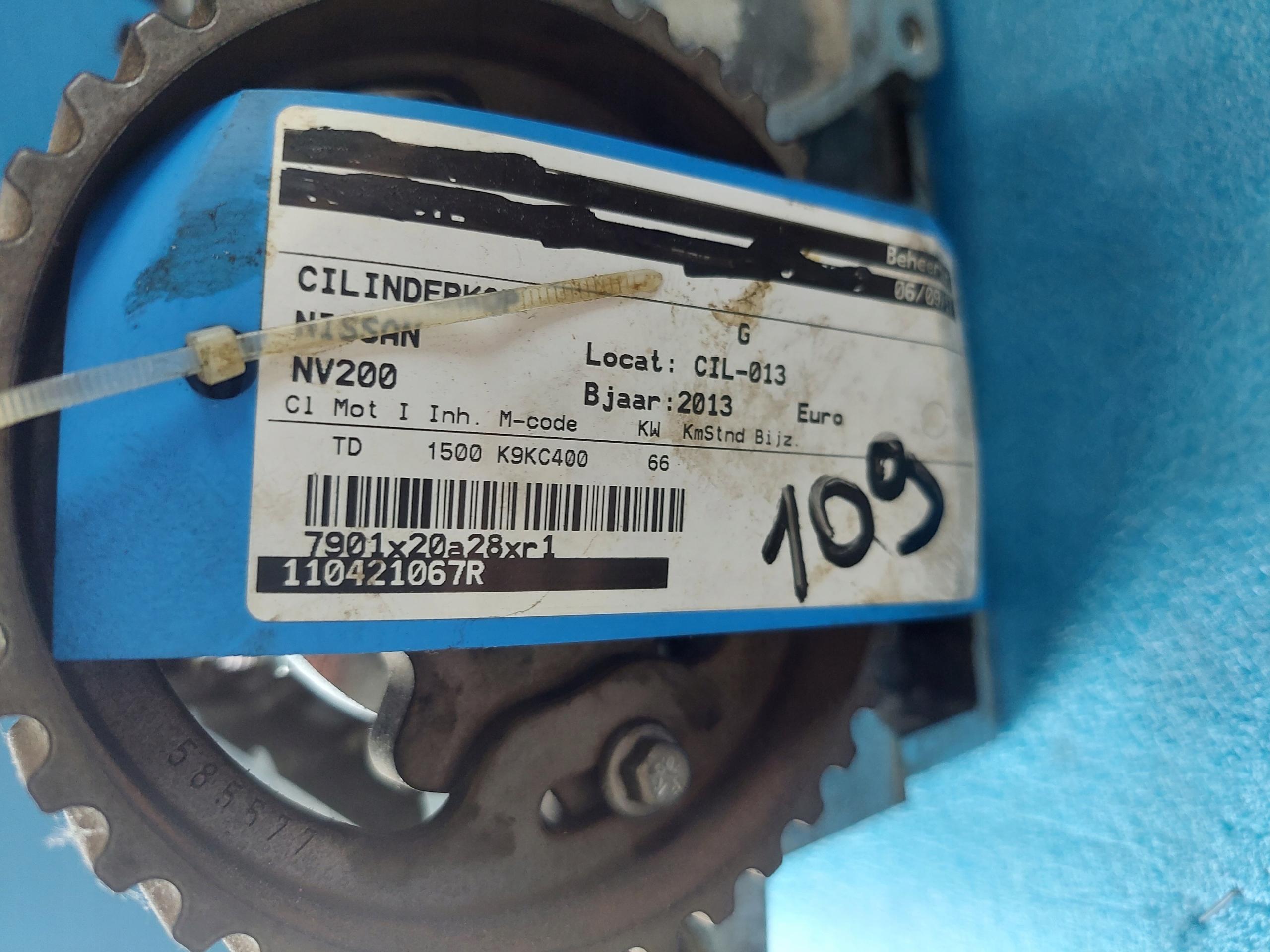 TESTATA NISSAN NV200 1.5 DCI K9KC400
