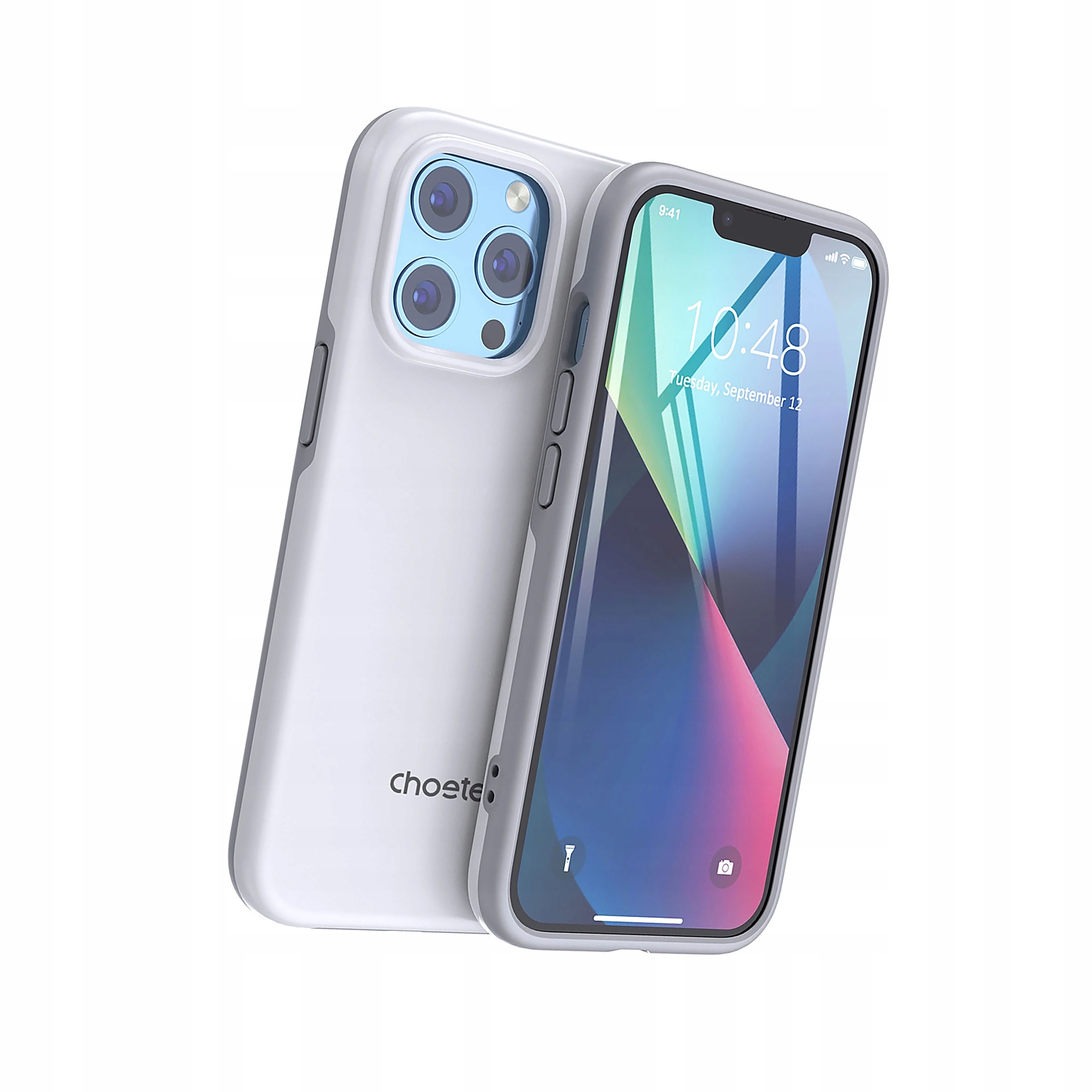 Choetech Mfm Anti-drop etui pokrowiec iPhone 13 Pro Max biały