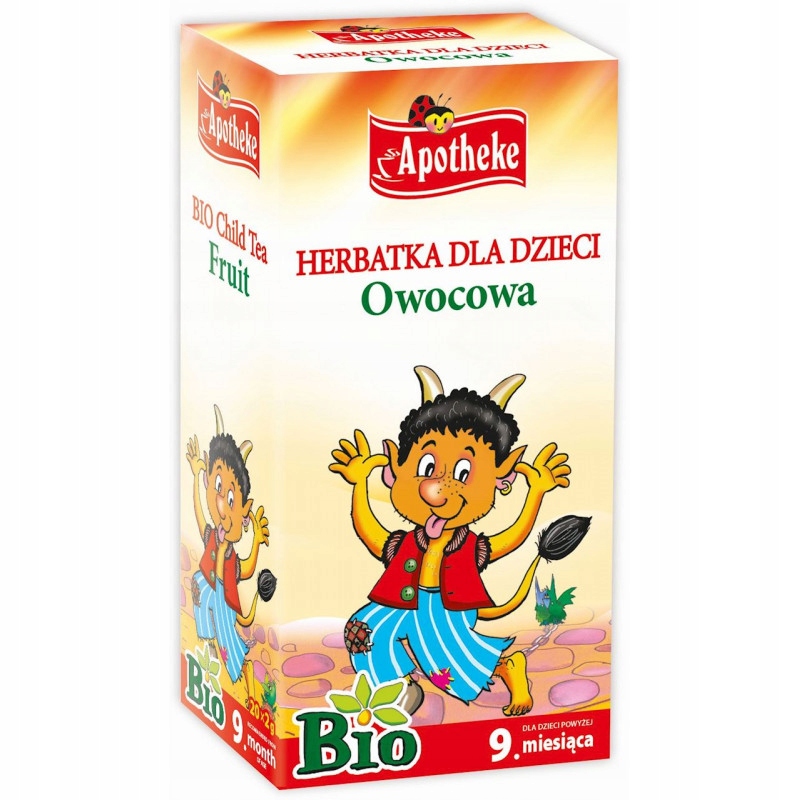 APOTHEKE HERBATKA DLA DZIECI OWOCOWA BIO - 20X2G