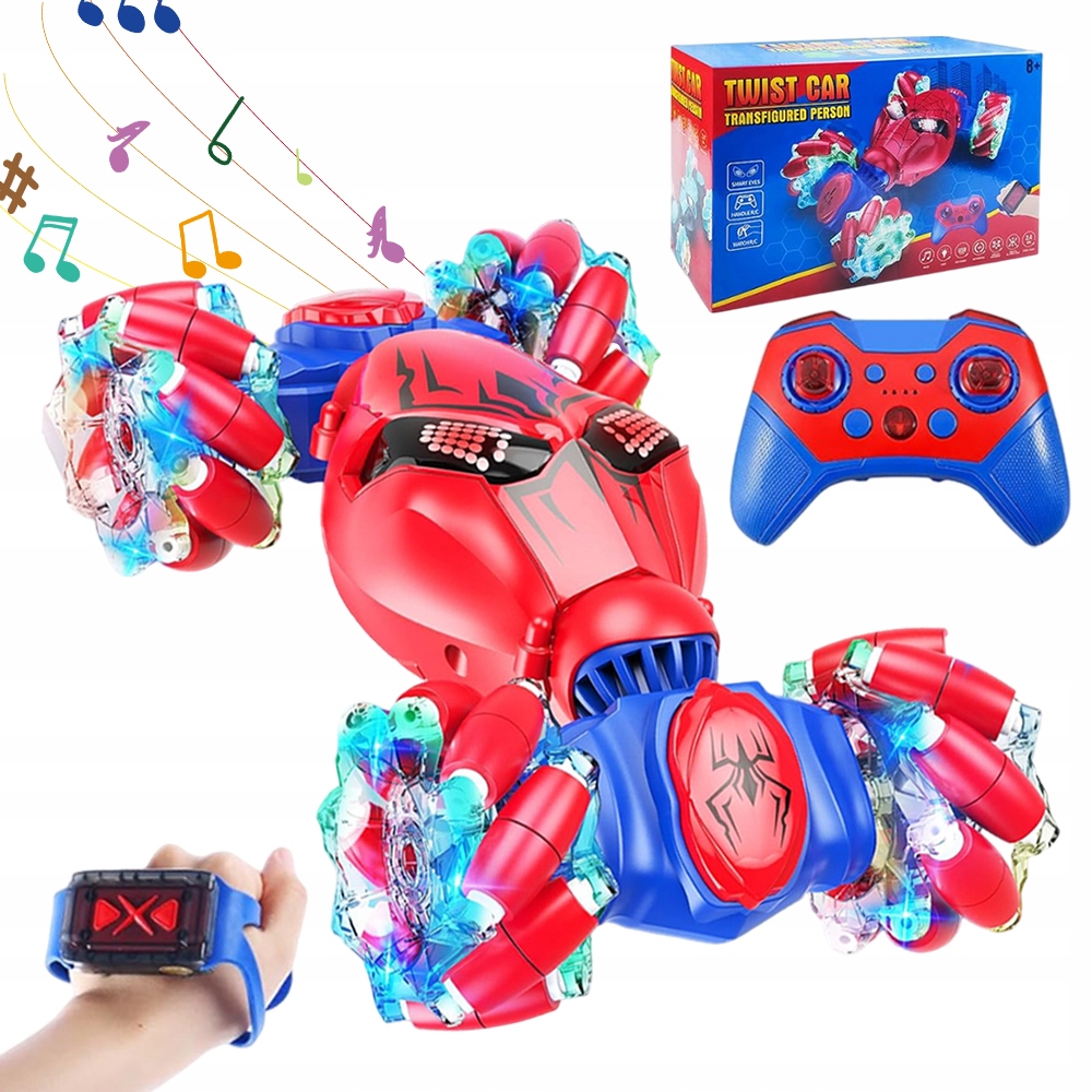 Auto Na Dálkové Ovládání Gesty Reka 4WD Dálkové Ovládání Hračka 2.4GHZ Pro Děti