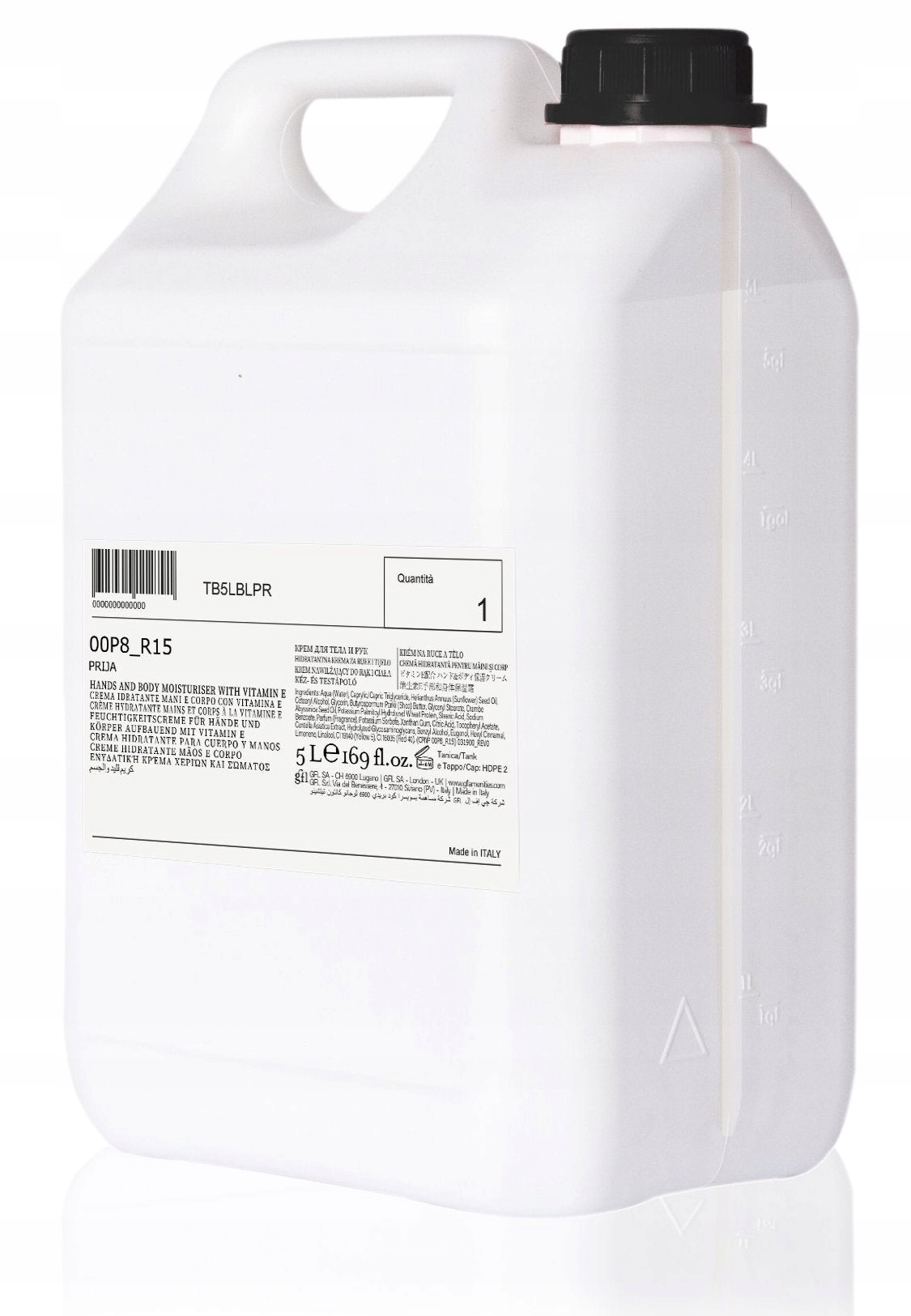 Prija Balsam do Ciała Rąk Nawilżający z Witaminą E Spa Hotelowy 5l