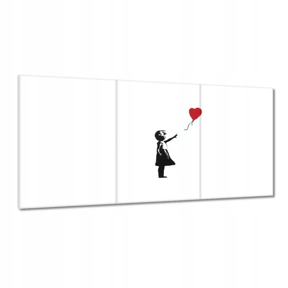 Obrazy 180x90 Dievča Balonik Banksy