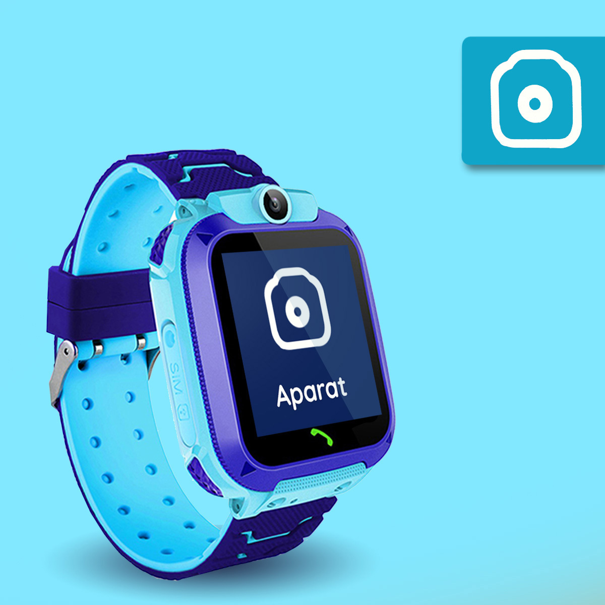 Prezent dla Dziecka Smartwatch CALMEAN EASY, IP67 Transmisja danych 4G (LTE)