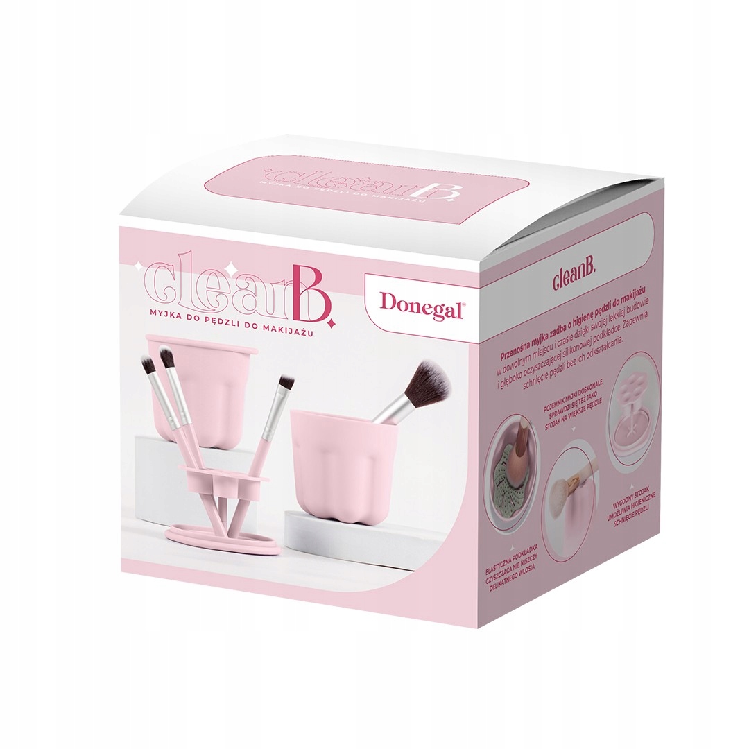 Myjka do pędzli do makijażu Clean B. Donegal