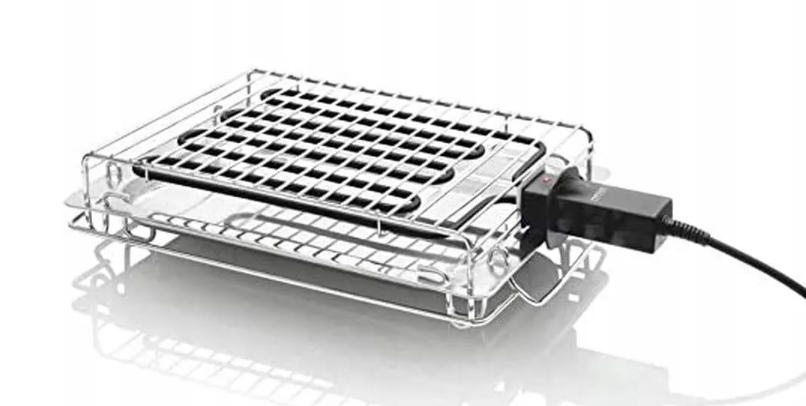 Elektrický gril Haeger Alabama strieborný/sivý 2400 W