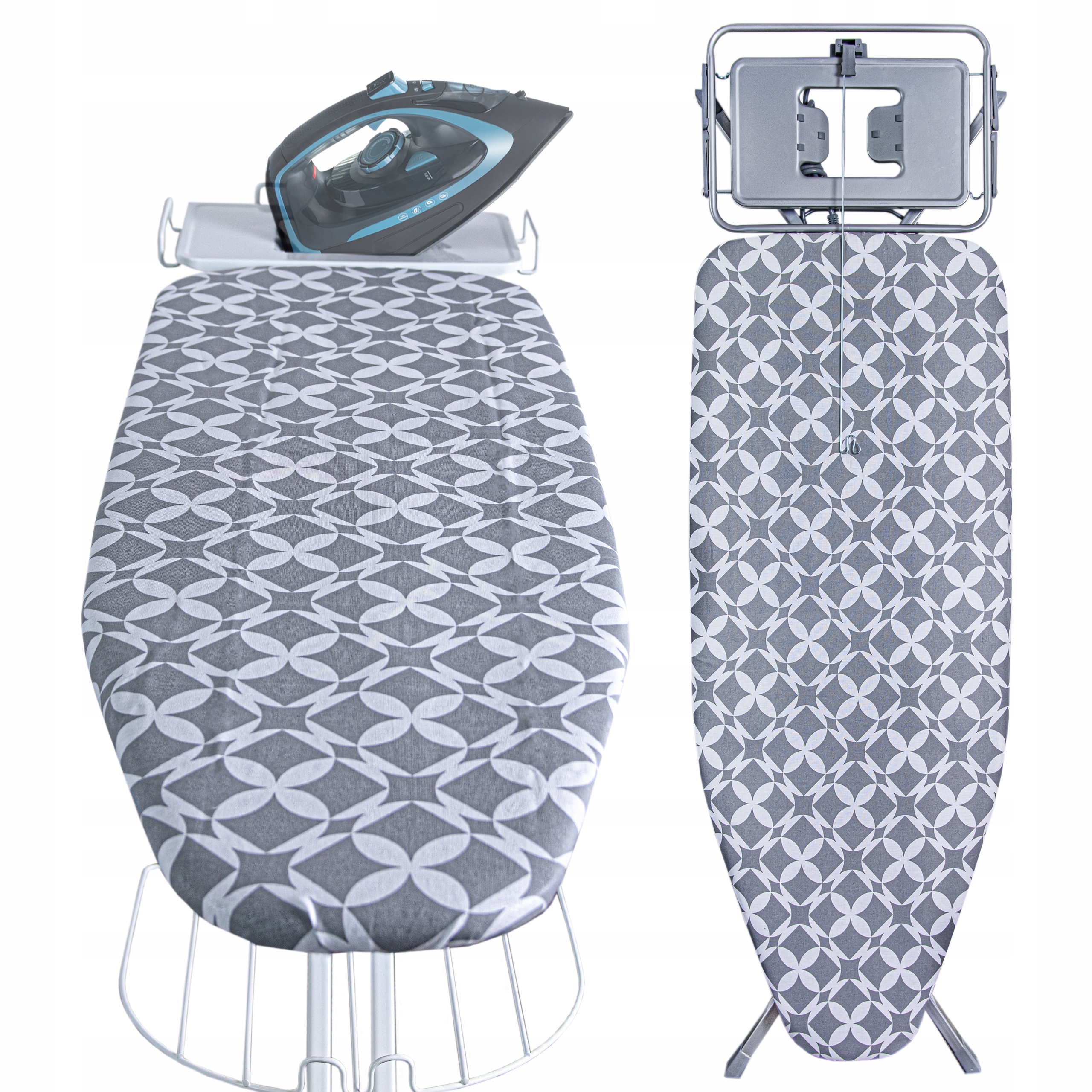 

Pokrowiec na deskę do prasowania 120x38-42cm Grey
