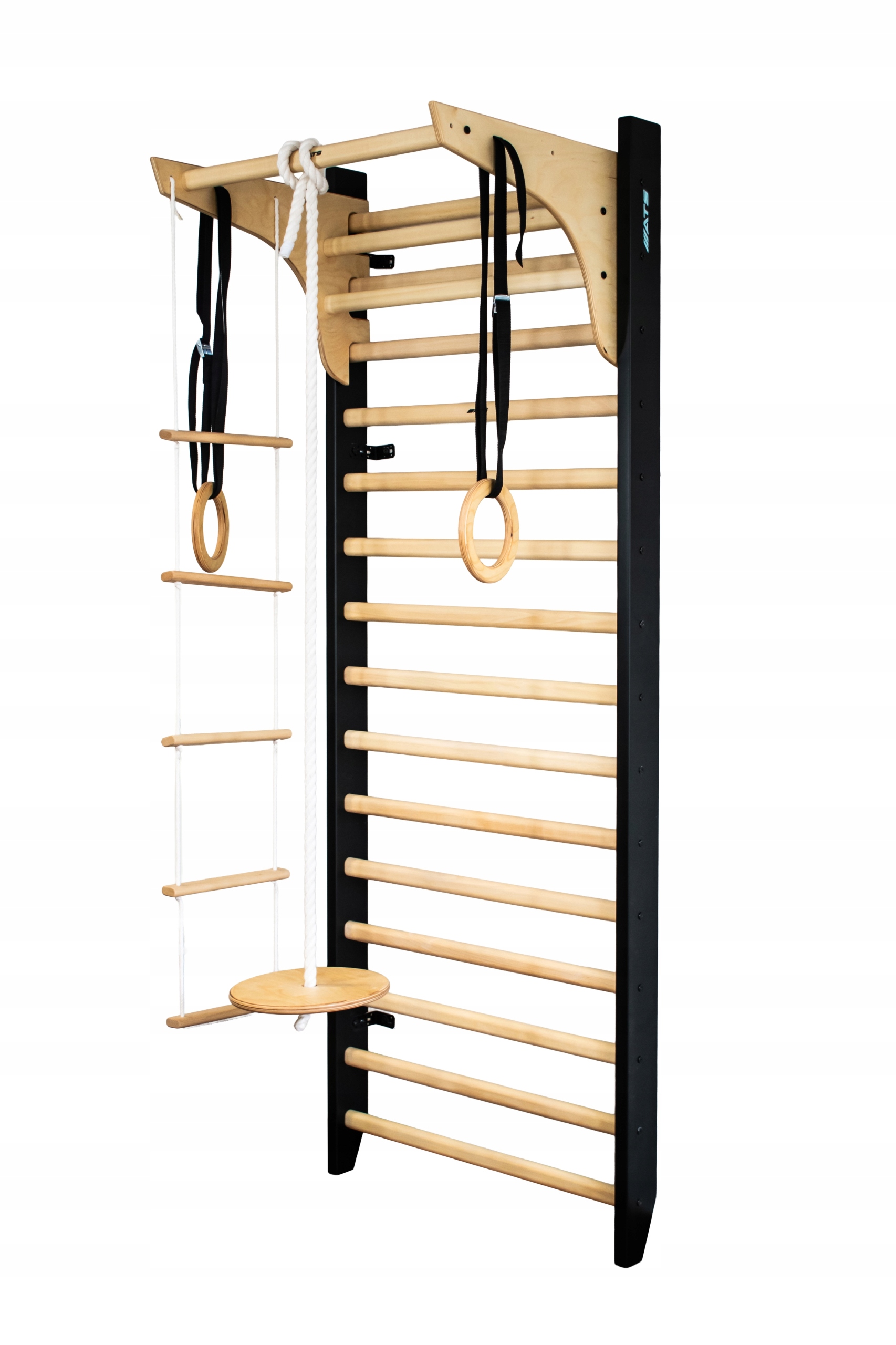 Drabinka gimnastyczna dla dzieci plac zabaw do domu drewniana Zestaw 200cm