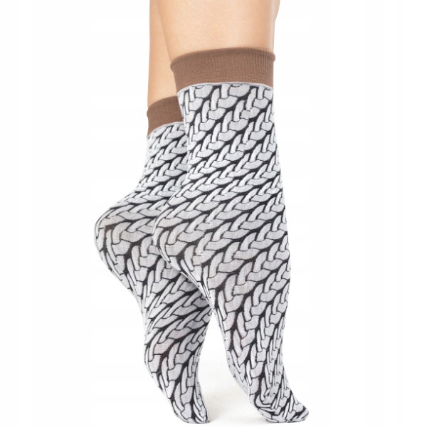 

Skarpetki wzór w warkocze Fiore Cute Knit 40DEN
