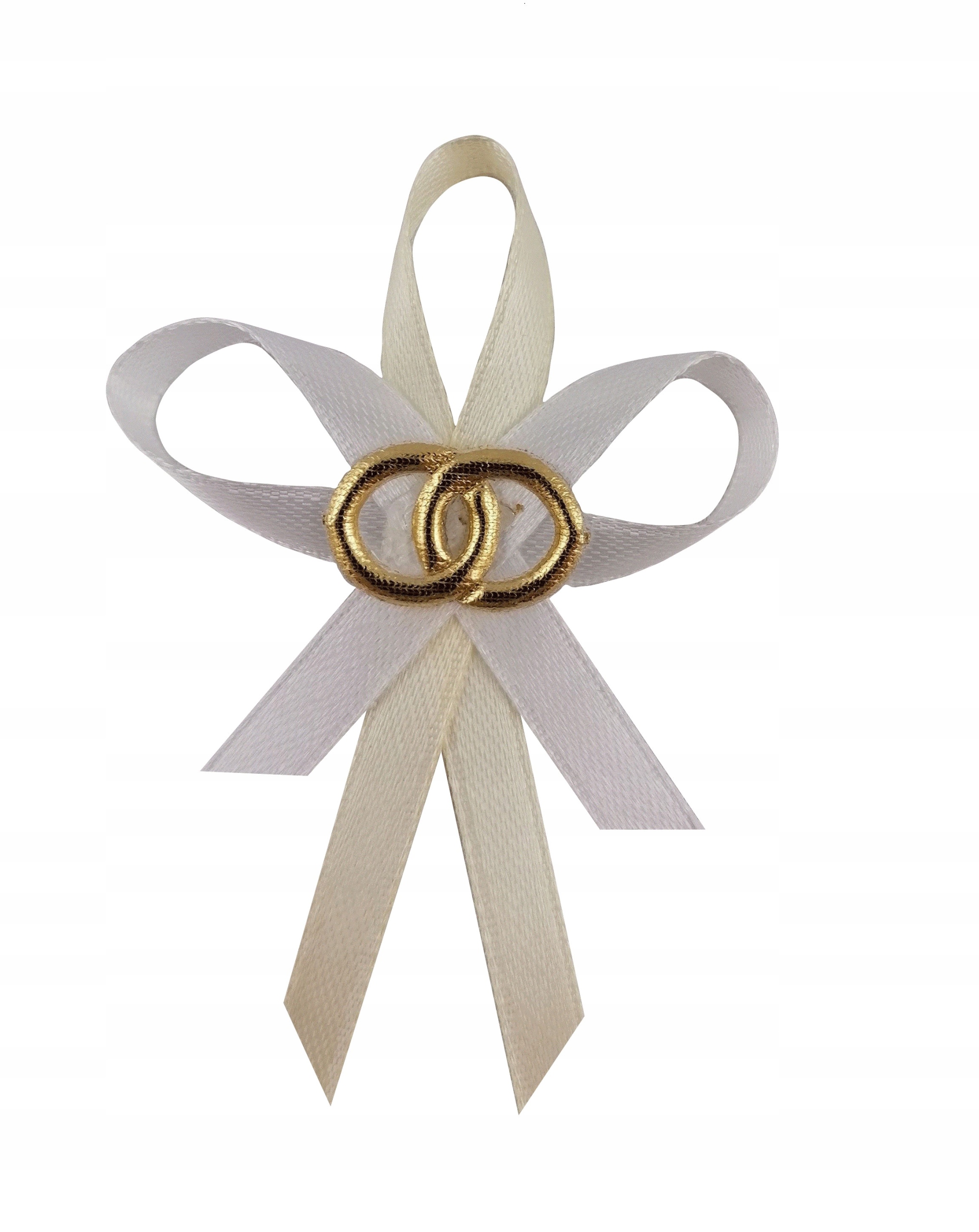 Kotyliony przypinki dla gości weselnych rodziców kokardki ślubne wesele