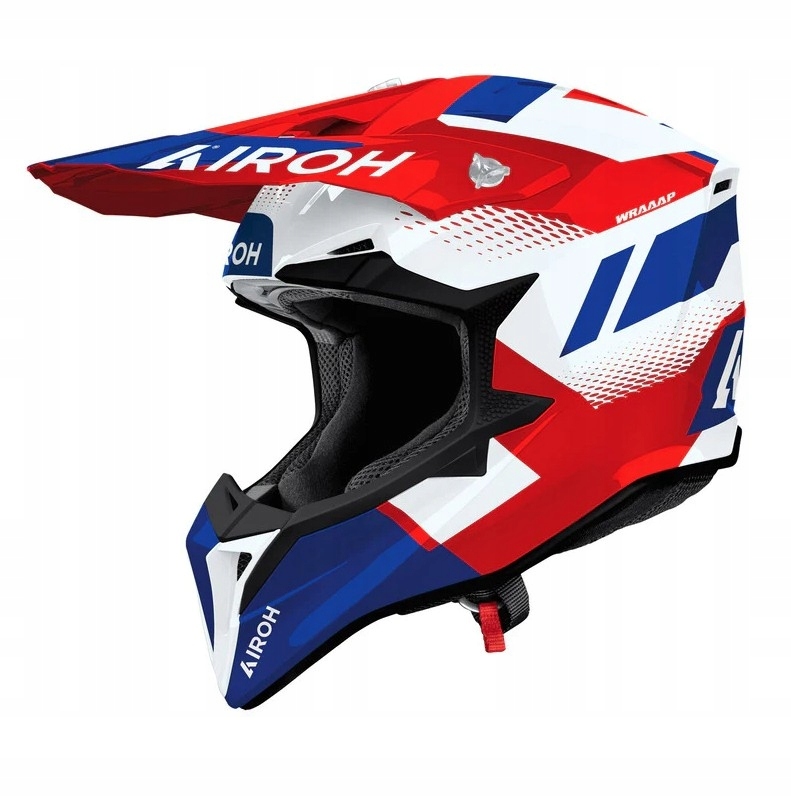 Airoh Cross Enduro Atv Štvorkolka Wraaap Vision Červená/modrá (M)