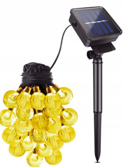 

Lampki Świąteczne Zewnętrzne Solarne 50 Led 7m