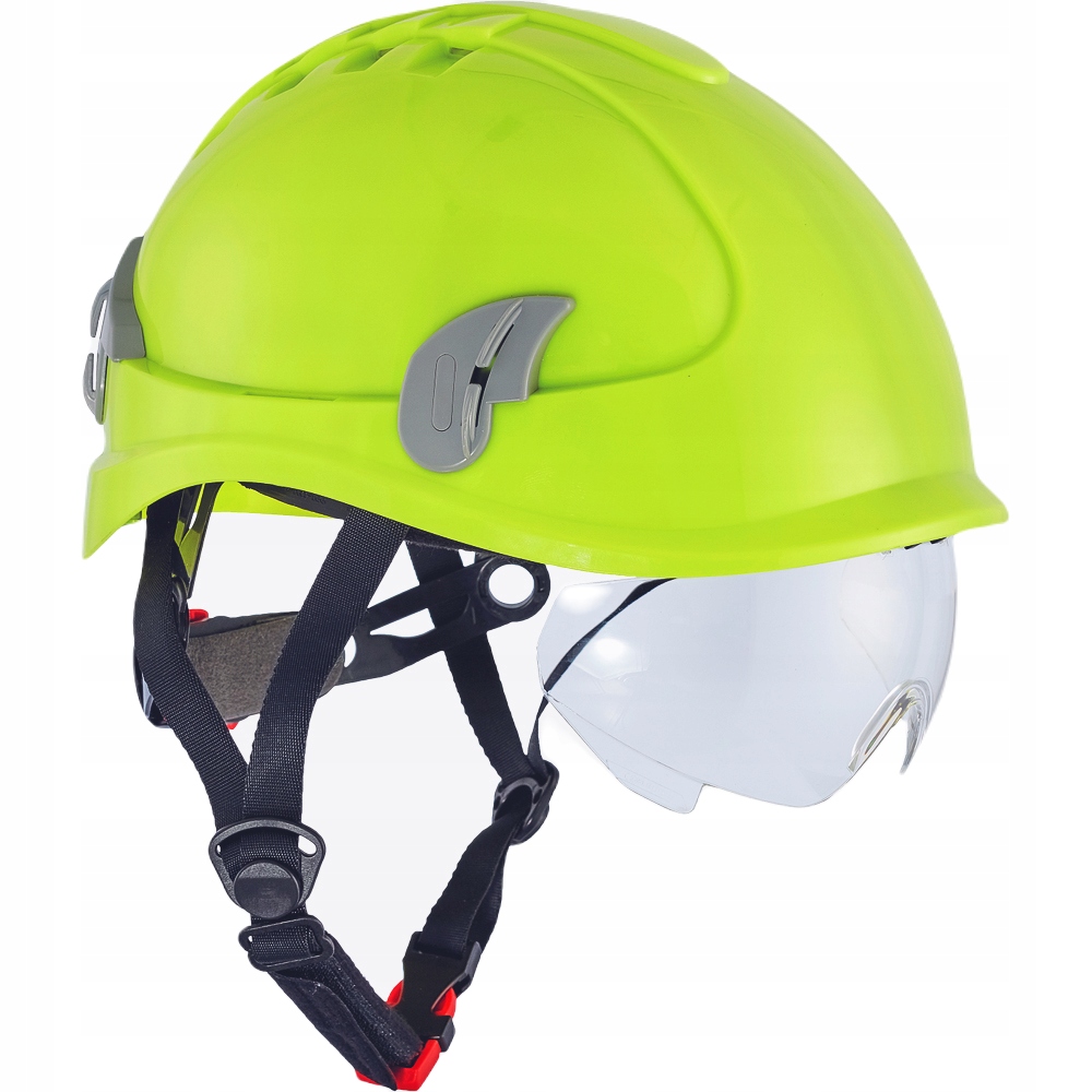 Kask ochronny dla budowlańców Alpinworker Yellow Hv