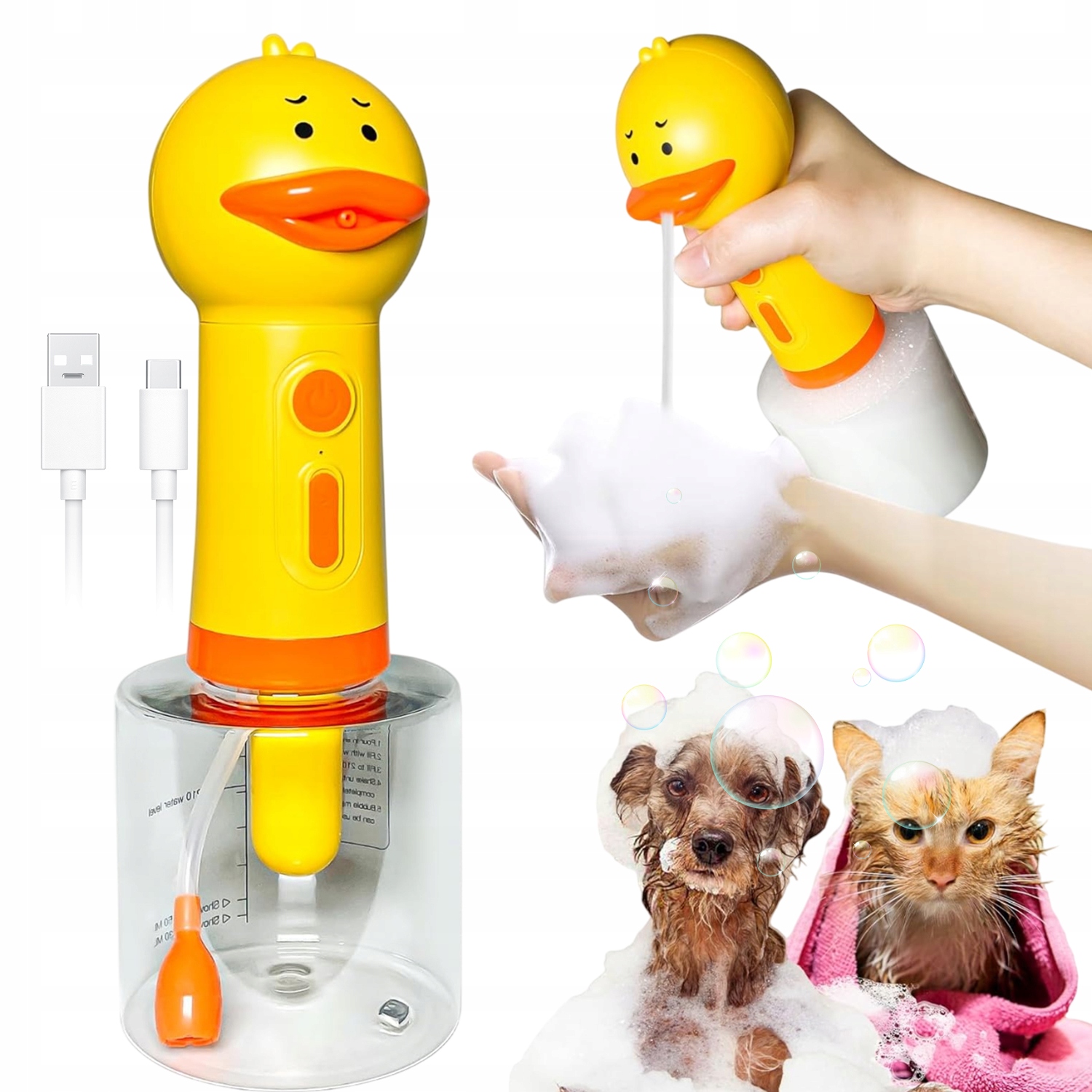 Levně Elektrický Pěnový Stroj Vysoké Kvality, Voděodolný IPX5 1200 Mah