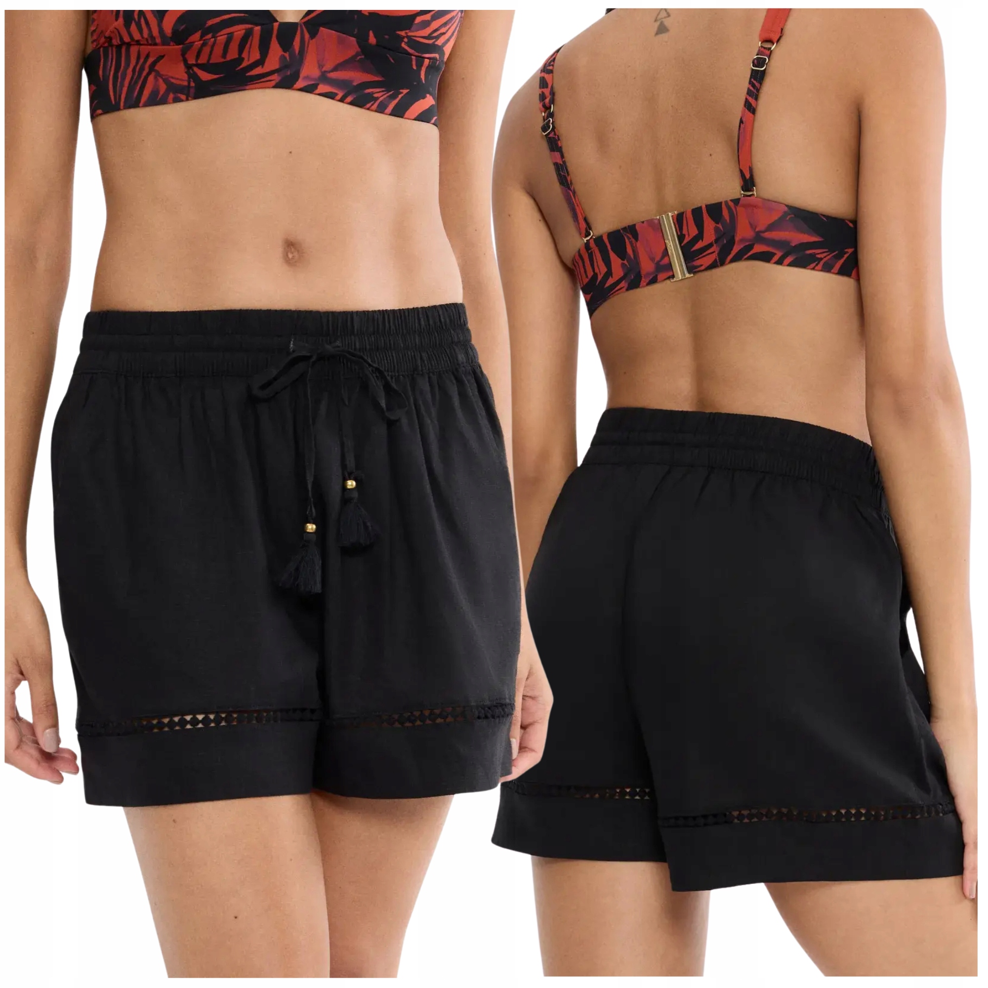 Šortky kraťasy pohodlné a volné Triumph Summer Wear Trousers černé 42
