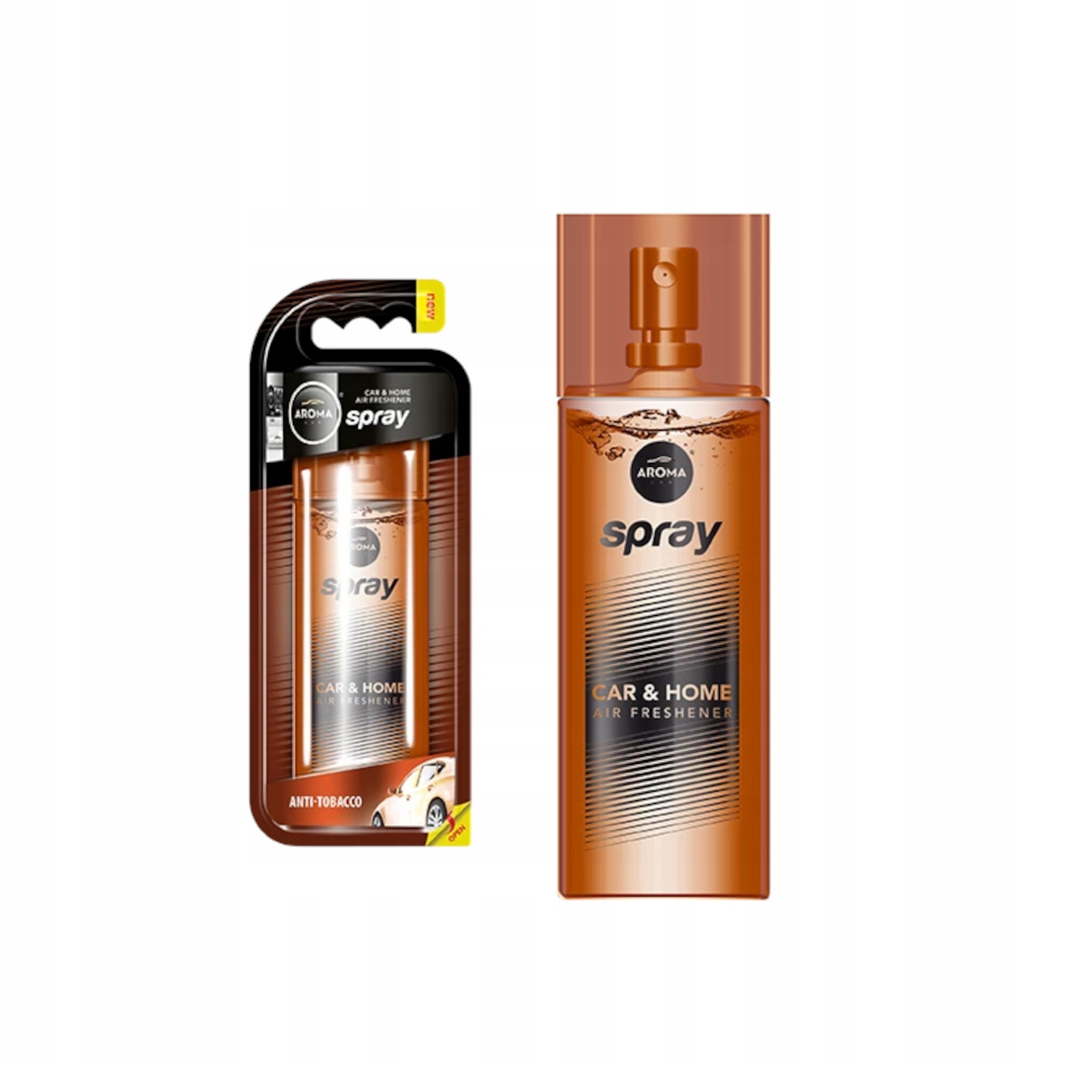ZAPACH AROMA CAR PUMP SPRAY 50ml ANTI TOBACCO Rodzaj atomizery