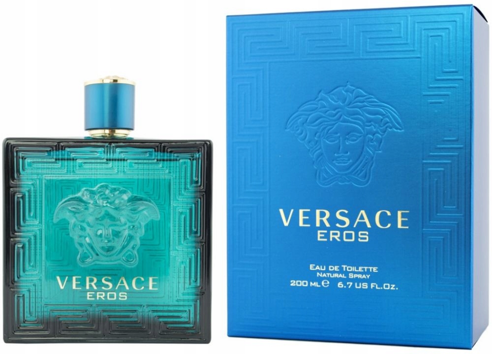 VERSACE EROS 200ML WODA TOALETOWA DLA MĘŻCZYZN EDT MĘSKA
