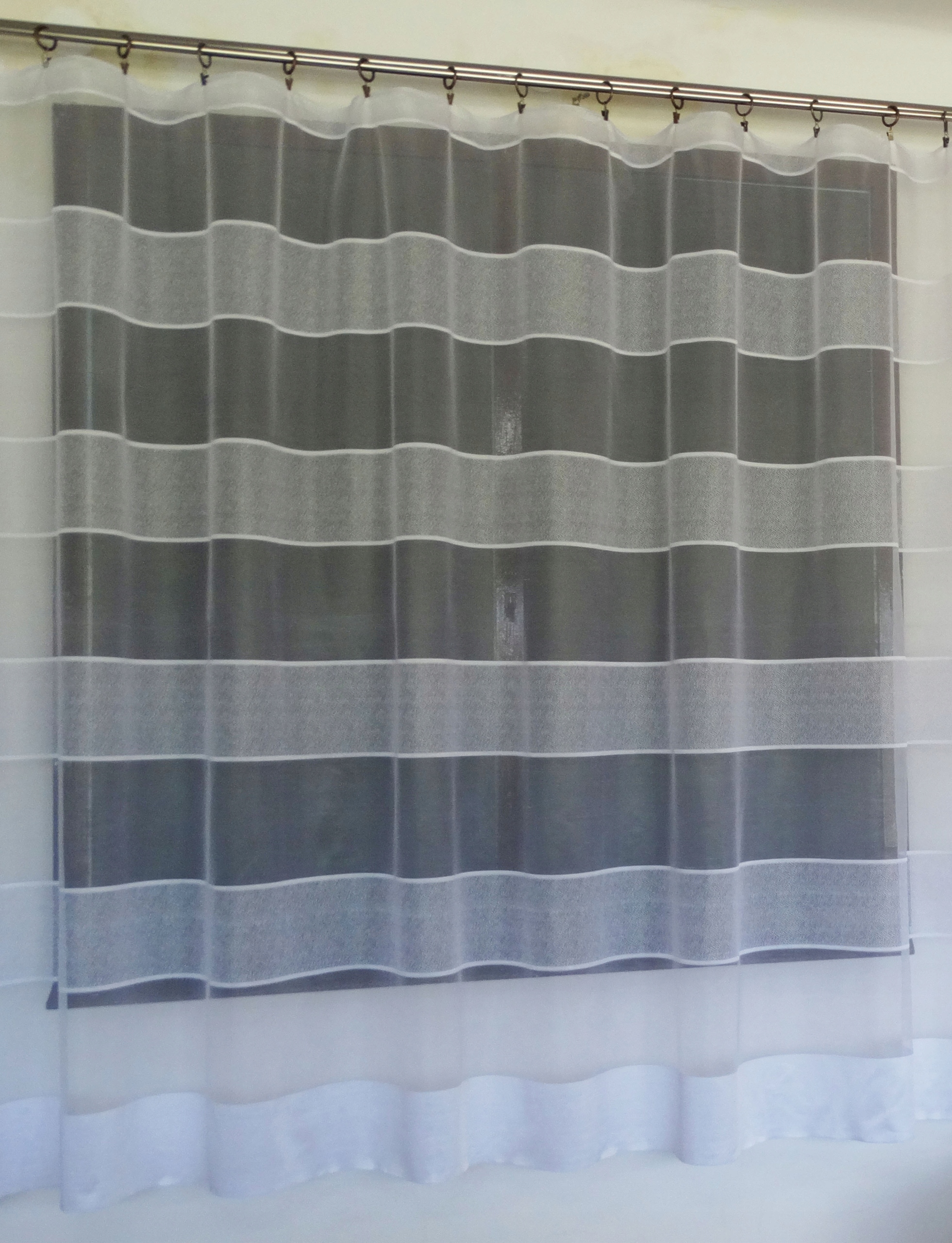 Mg Záclona 649/51 Bílá 400X180 cm Hotová S Páskou M