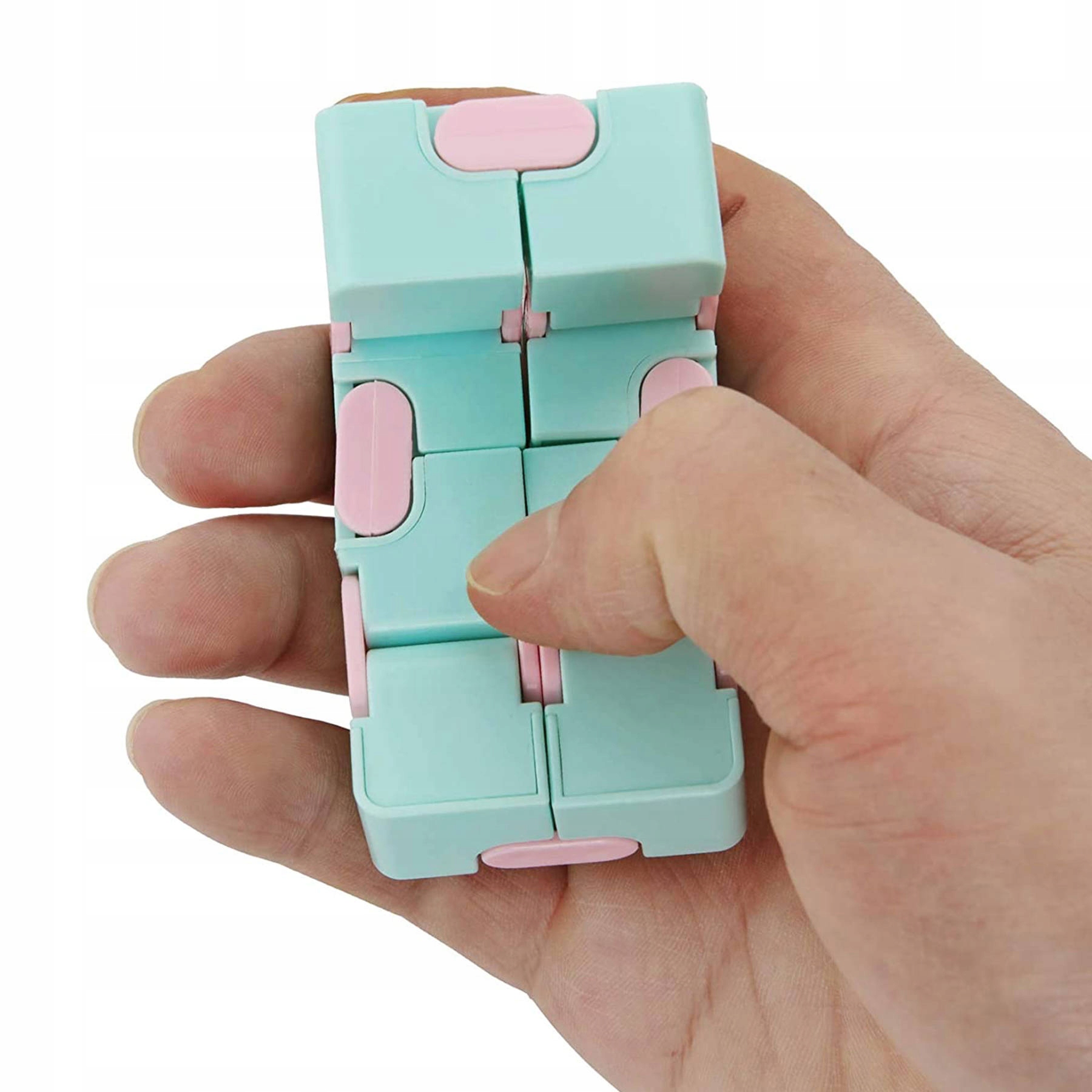 KOSTKA NIESKOŃCZONOŚCI ANTYSTRESOWA FIDGET ZABAWKA UKŁADANKA LOGICZNA EDU Waga produktu z opakowaniem jednostkowym 0.2 kg