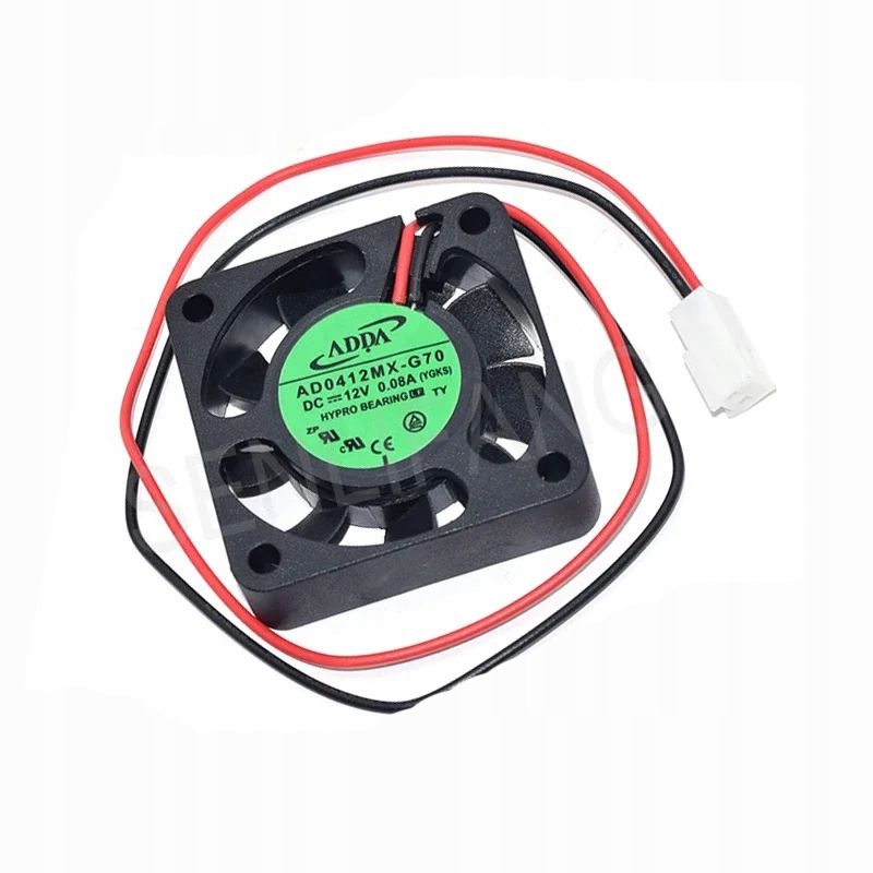 4010 Chłodnica AD0412MX-G70 DC12V 0.08A 2-liniowe łożysko hydrauliczne Cichy wentylator Co
