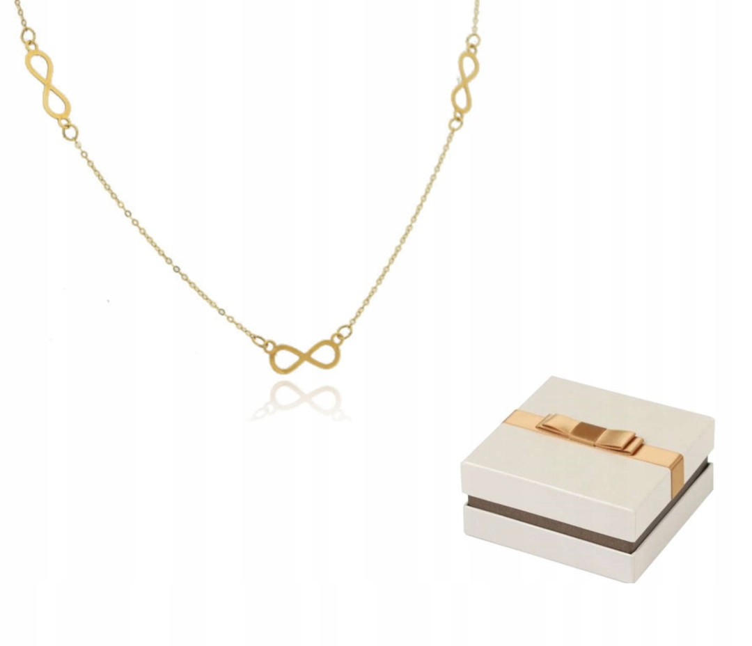 Zlatý náhrdelník Znamení nekonečna ZN113