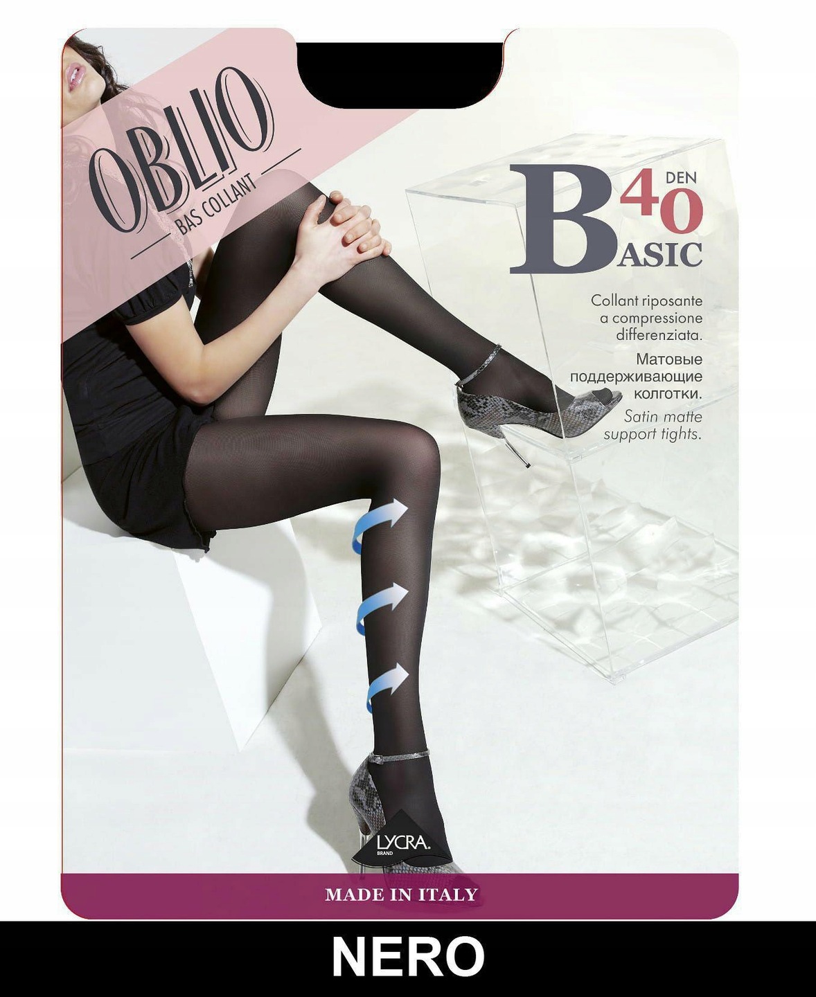 

Oblio BA4A Basic 40 roz. 1S 4XL 2-M Nero