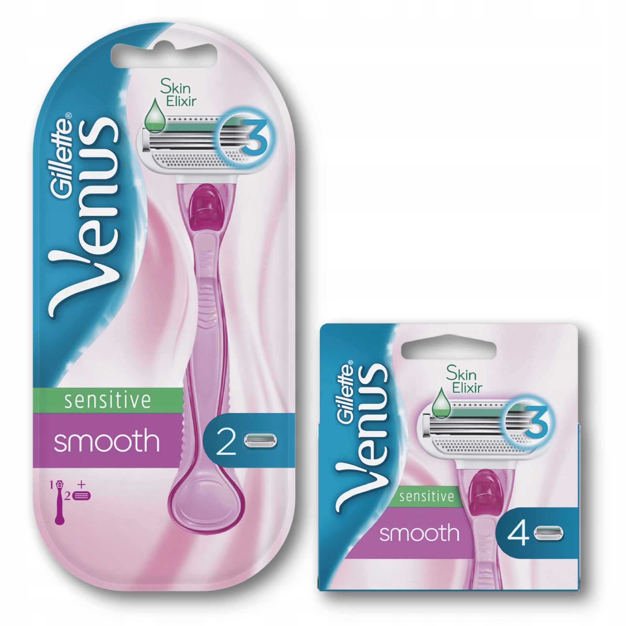 Venus Smooth Sensitive maszynka + 6 wkładów ostrza