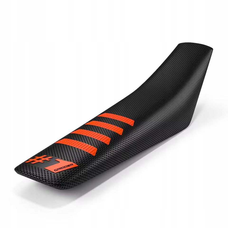 Poťah Sedadla One Gripper Ribbed Black Orange