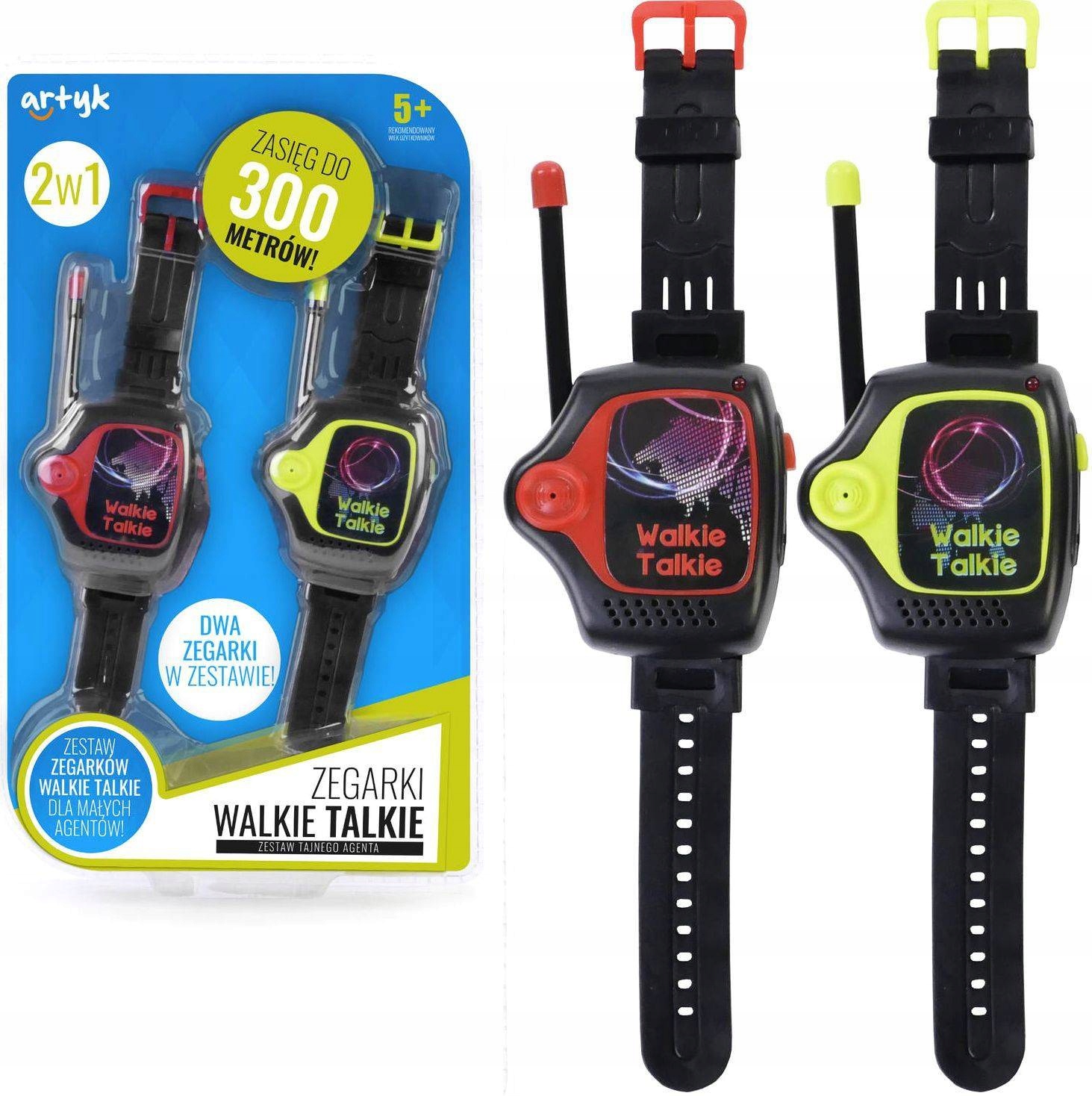 

Walkie Talkie Krótkofalówka Dla Dzieci Zegarek x 2