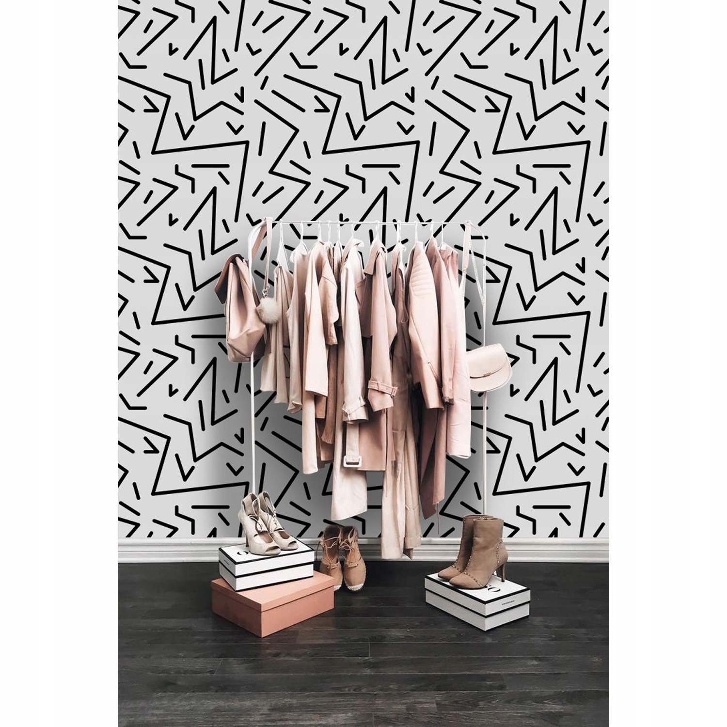 

Tapeta samoprzylepna Wzór styl Memphis 208x146 cm