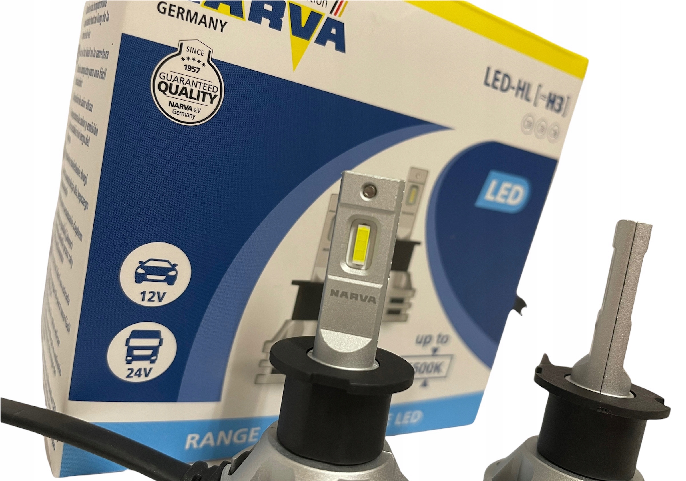 

Żarówki H3 Led 6500K Narva Range Performance