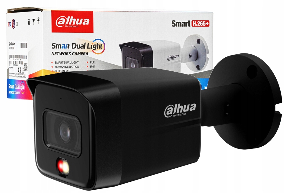 Ip Kamera 8MPx IPC-HFW1839TC-A-IL-0280B-S6 Čierna Smart Dual Light Dahua