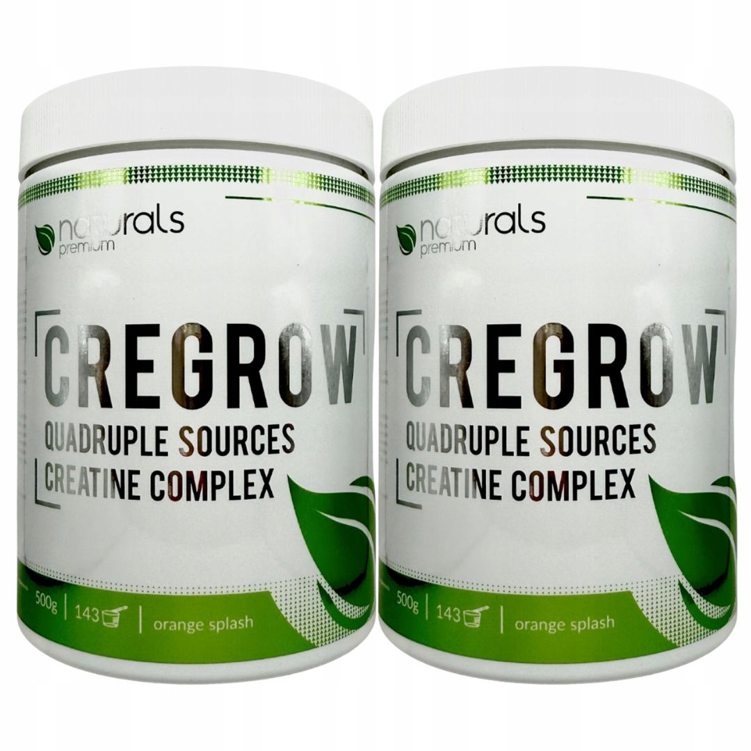 Naturals Premium Cregrow 500g kreatin monohydrát jablečnanu ester hcl stak