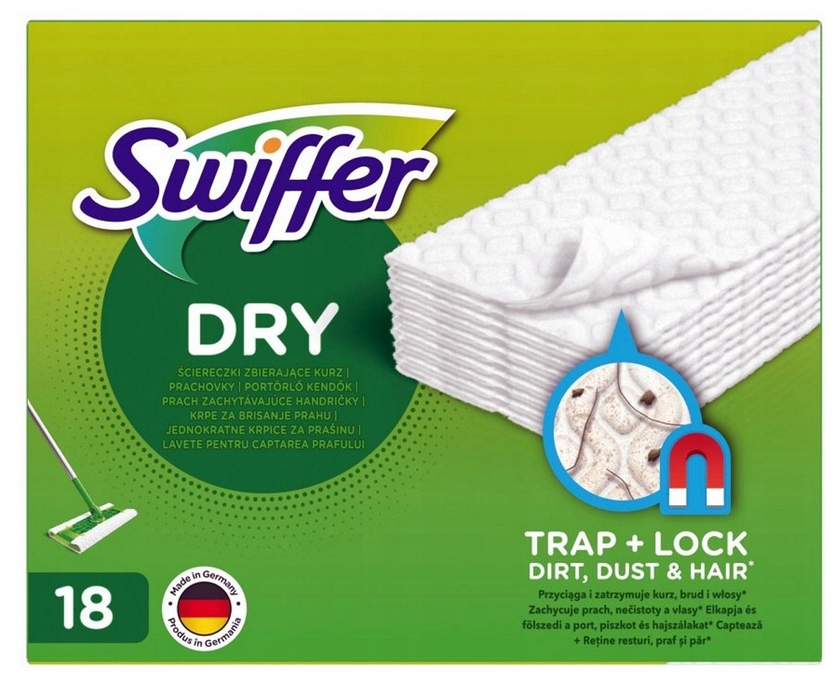 

Swiffer ściereczki wkłady do mopa suche 18 szt