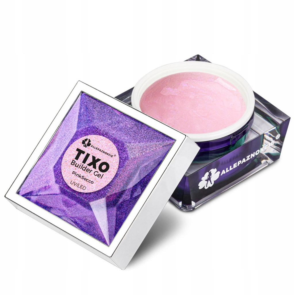 ŻEL BUDUJĄCY Do Przedłużania Paznokci TIXO Builder Tiksotropia 15 ml Pink