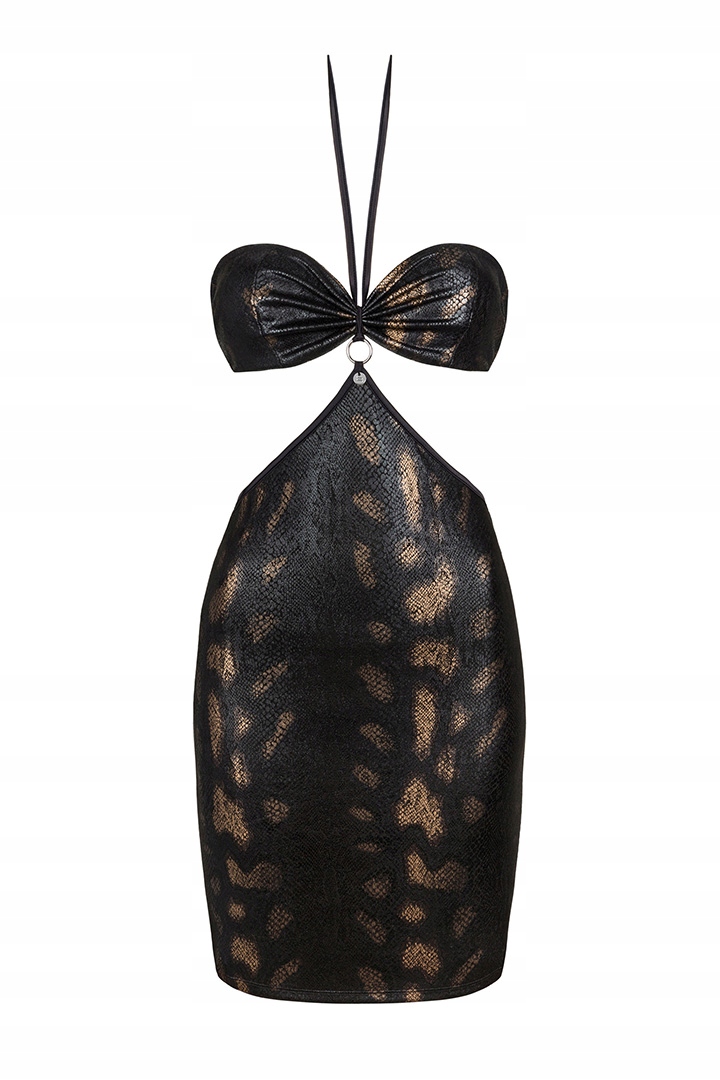 Spodní Prádlo Šaty Vivianty Bandeau Zavazování Kolem Krku Xs/s Lesk