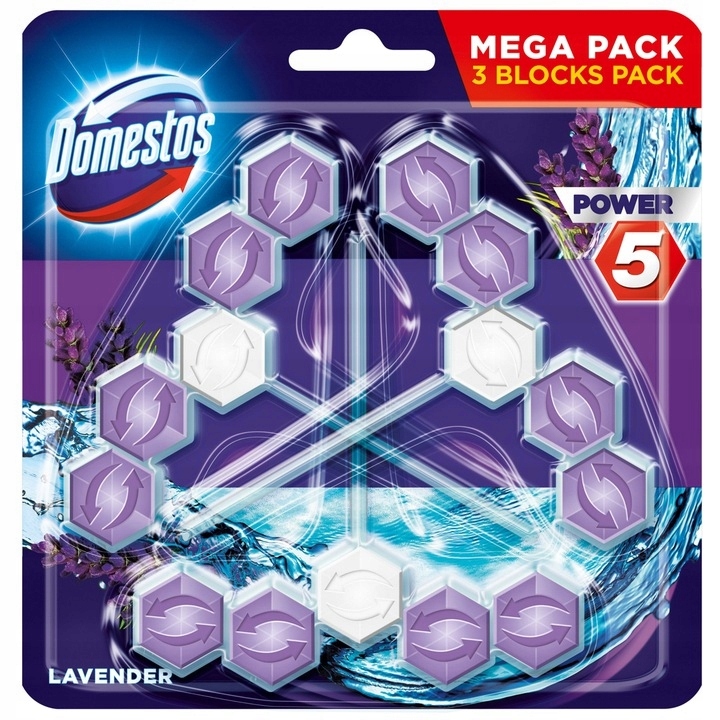 

Domestos Wc POWER5 Duo Kostka Lavender 3X55G