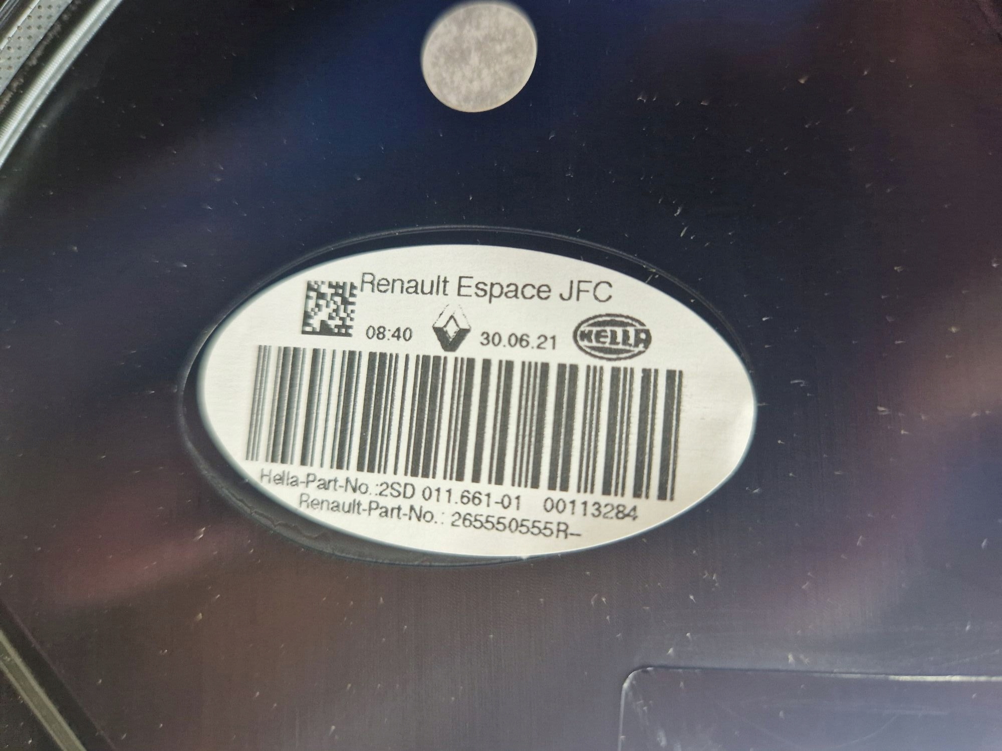 light rear left LED RENAULT ESPACE V 2014R->