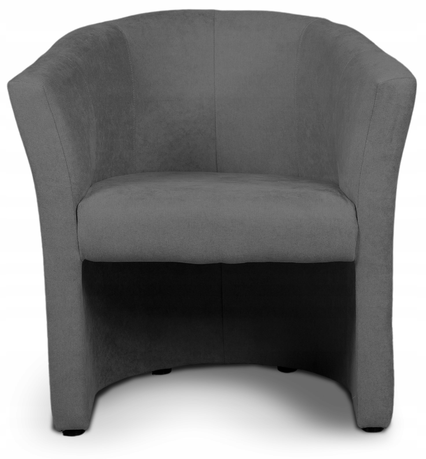 Křeslo Cafe do obývacího pokoje Psací stůl moderní, odolné vůči skvrnám, Glamour tmavě šedý