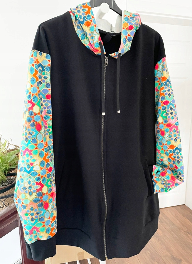 Mikina Na Zip Polsko maxi+size Nová vel 56/58