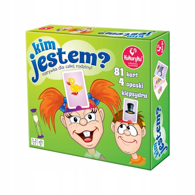 Kukuryku Gra edukacyjna Kim Jestem? wiek 4+