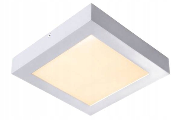 Lucide Brice Led 22W Stropné Svietidlo Biely 3000K IP44 22x22 cm