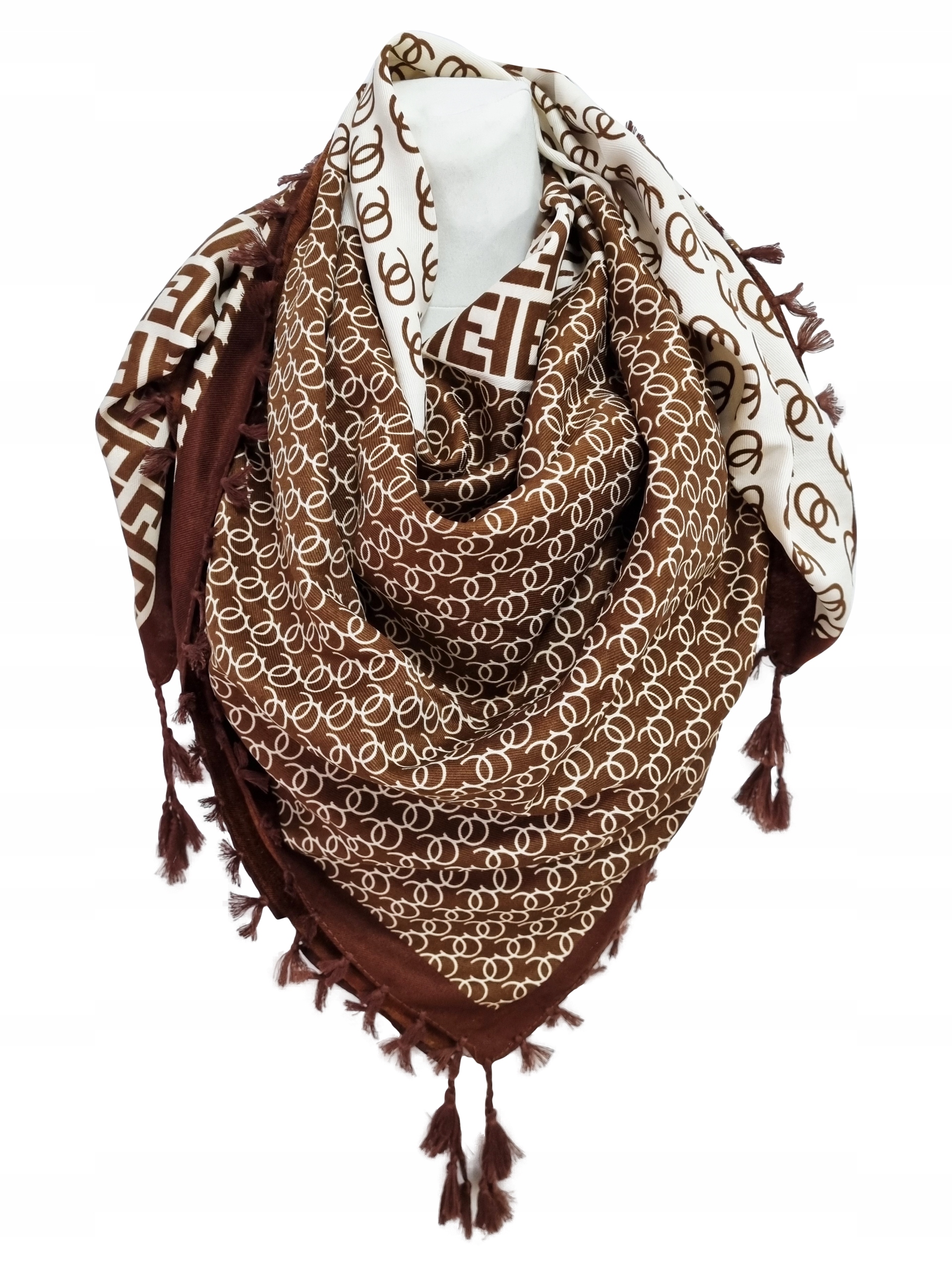 DUŻA LUDOWA CHUSTA GÓRALSKA apaszka folk WZORY