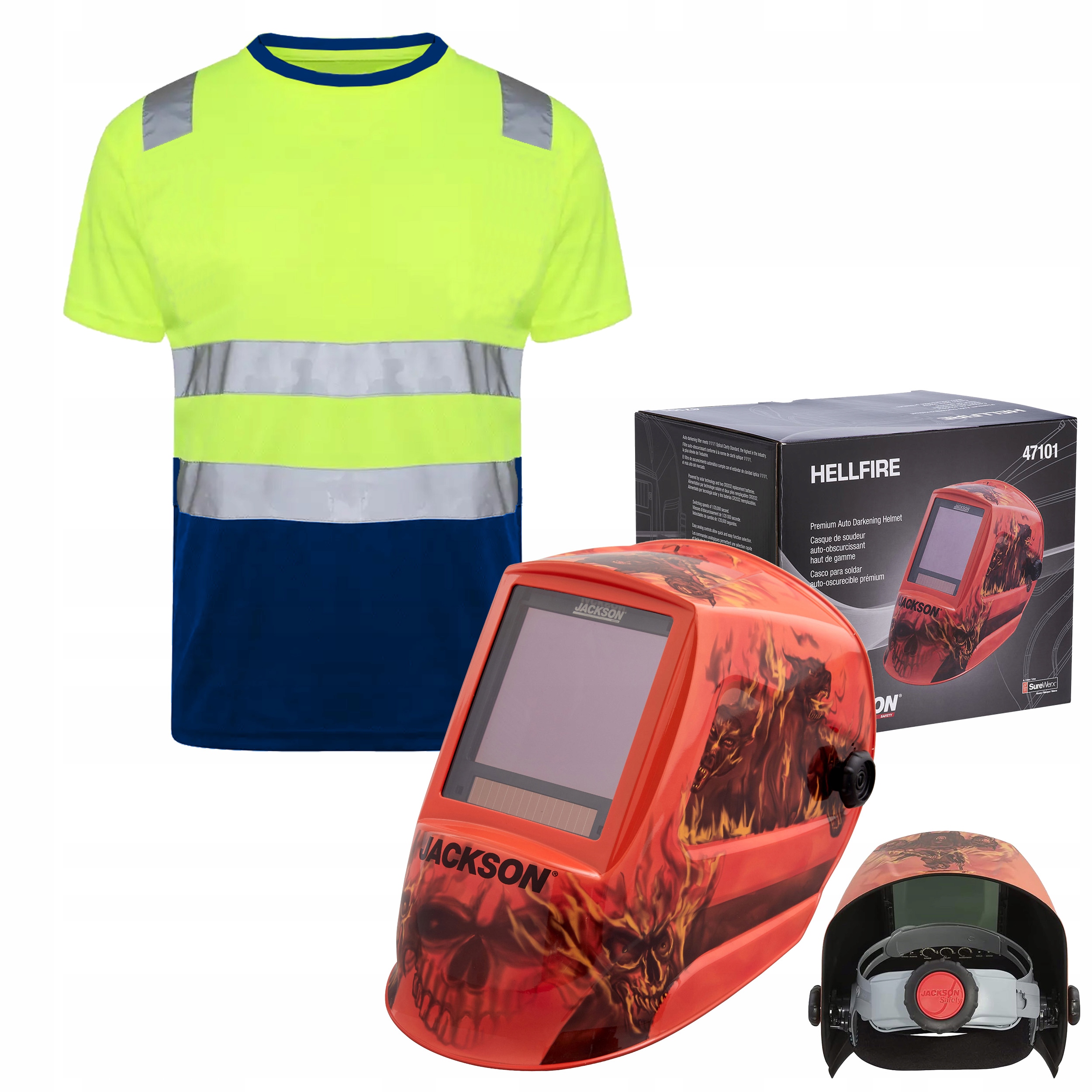 Maska Spawalnicza Przyłbica Samościemniająca LCD Jackson U.s.a