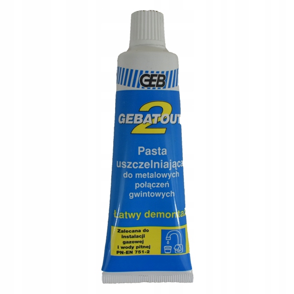 

Pasta do gwintów Gebatout 2 Geb tuba 80g